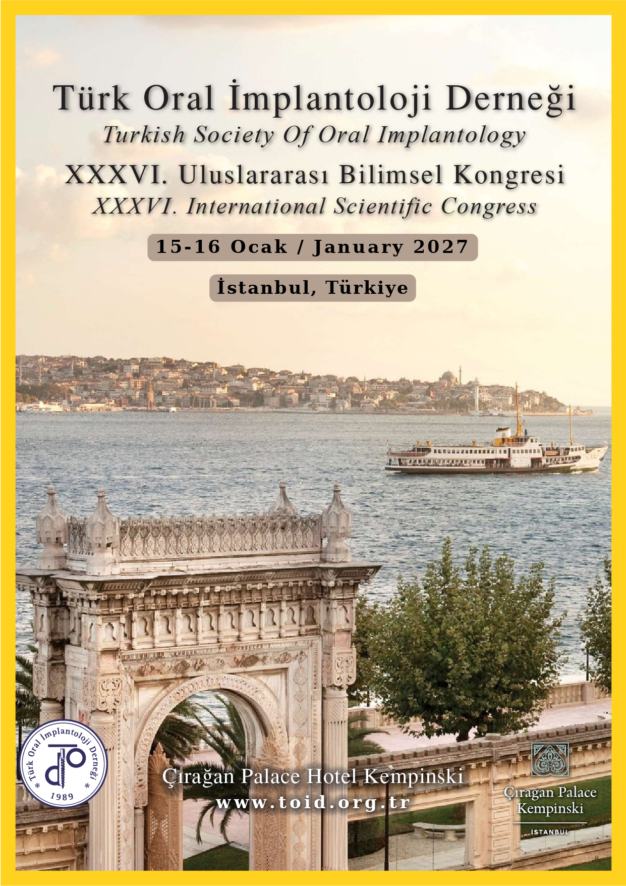 TOID 2027 Kongre Kapağı